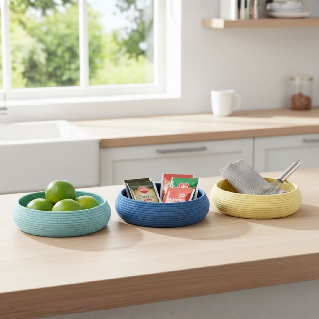 Round About Basket: Stylish Eco-Friendly Storage